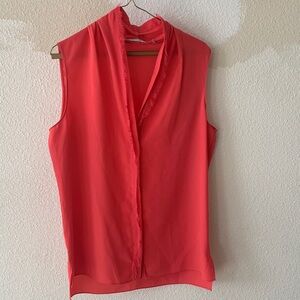 T Tahari Vibrant Sleeveless Blouse